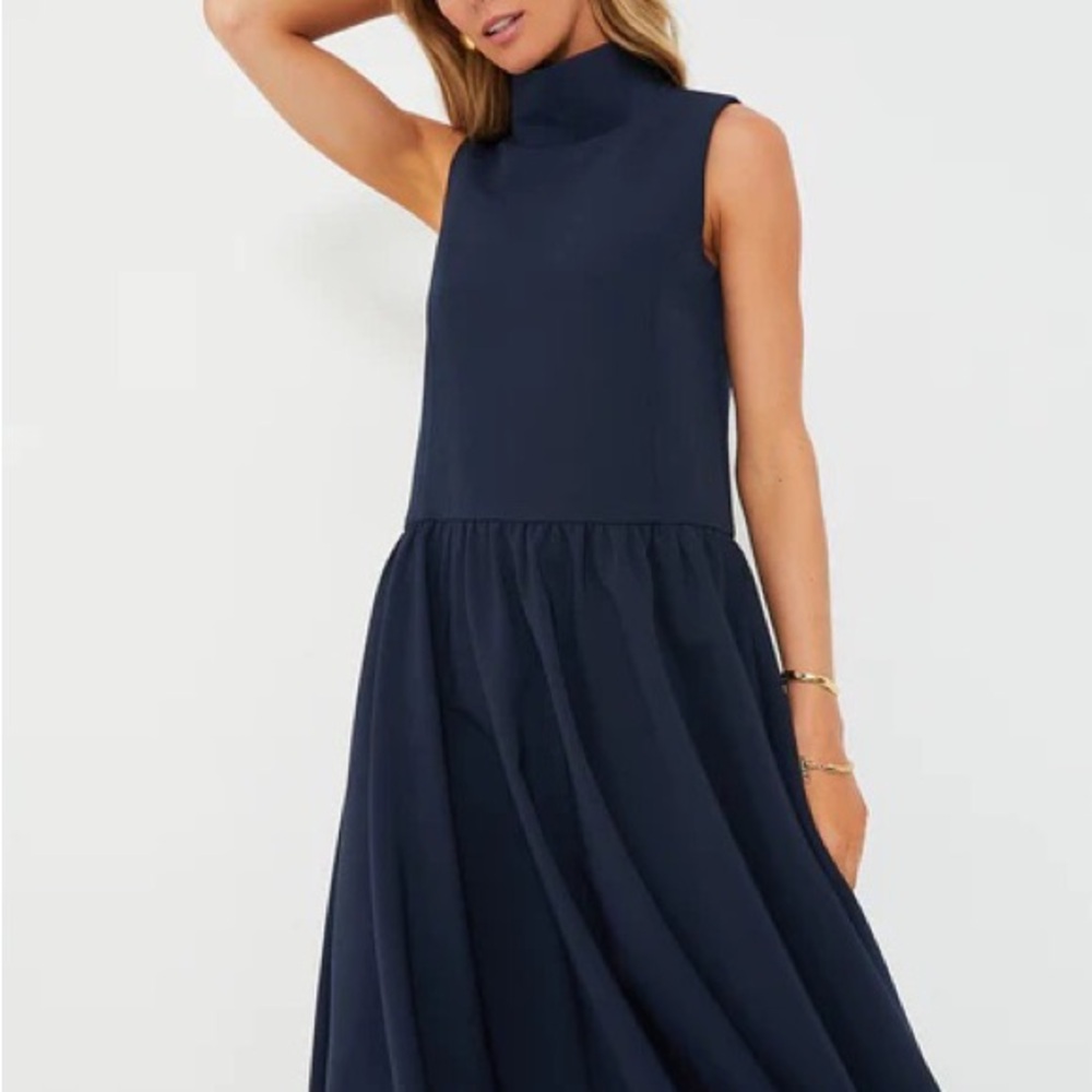 Tuckernuck Aerin Navy Sleeveless Dress